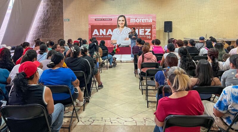 Ana Gómez, candidata a diputada propone planes innovadores para los jóvenes